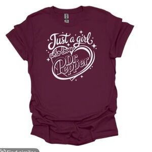 Custom Women’s Maroon T-Shirt. NWOT